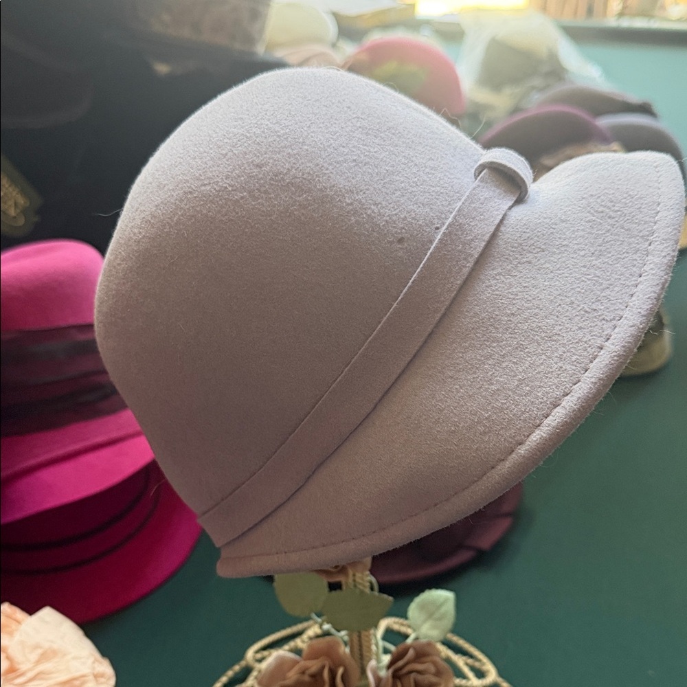 Elegant Lavender Cloche Hat
